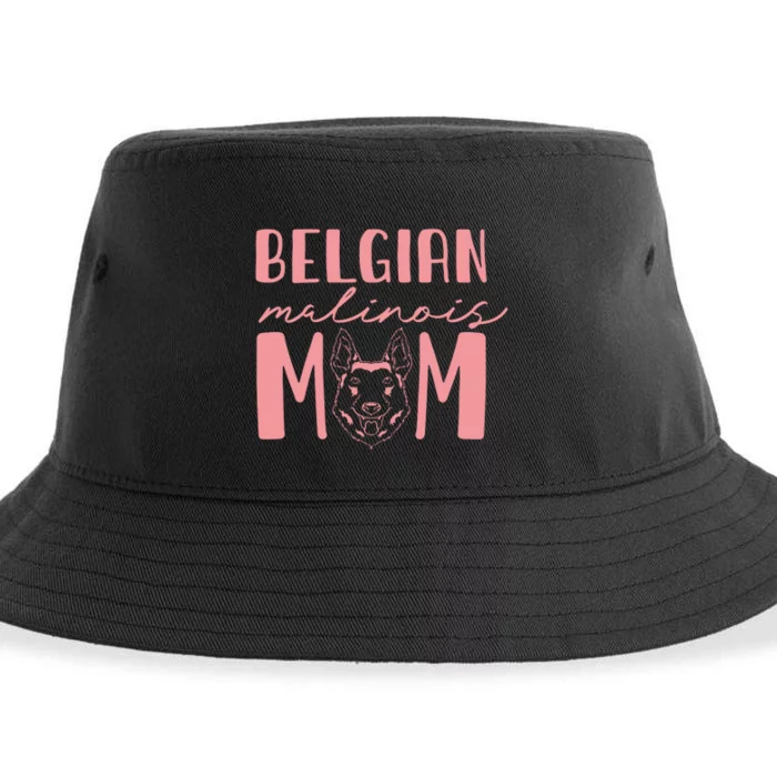 Belgian Malinois Mom Dog Lover Women Pet Belgian Malinois Pullover Hoodie Sustainable Bucket Hat