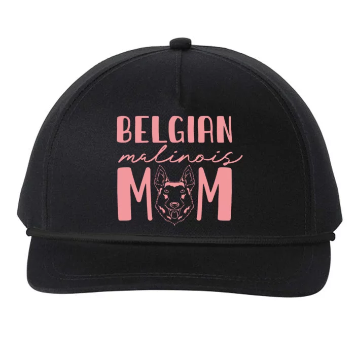 Belgian Malinois Mom Dog Lover Women Pet Belgian Malinois Pullover Hoodie Snapback Five-Panel Rope Hat