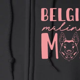 Belgian Malinois Mom Dog Lover Women Pet Belgian Malinois Pullover Hoodie Full Zip Hoodie