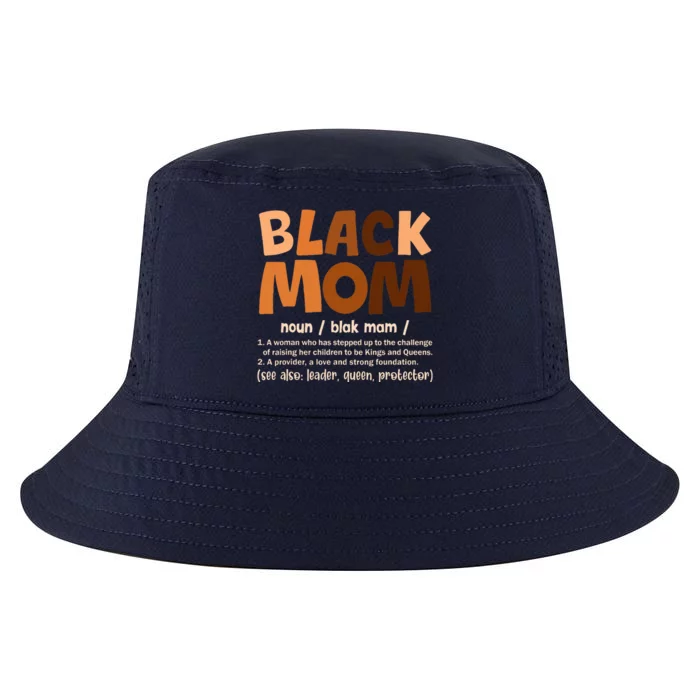 Black Mom Melanin Definition African American Cool Comfort Performance Bucket Hat