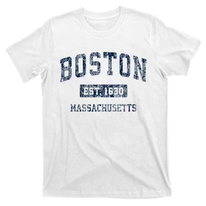 Boston Massachusetts Ma Vintage Sports Design T-Shirt