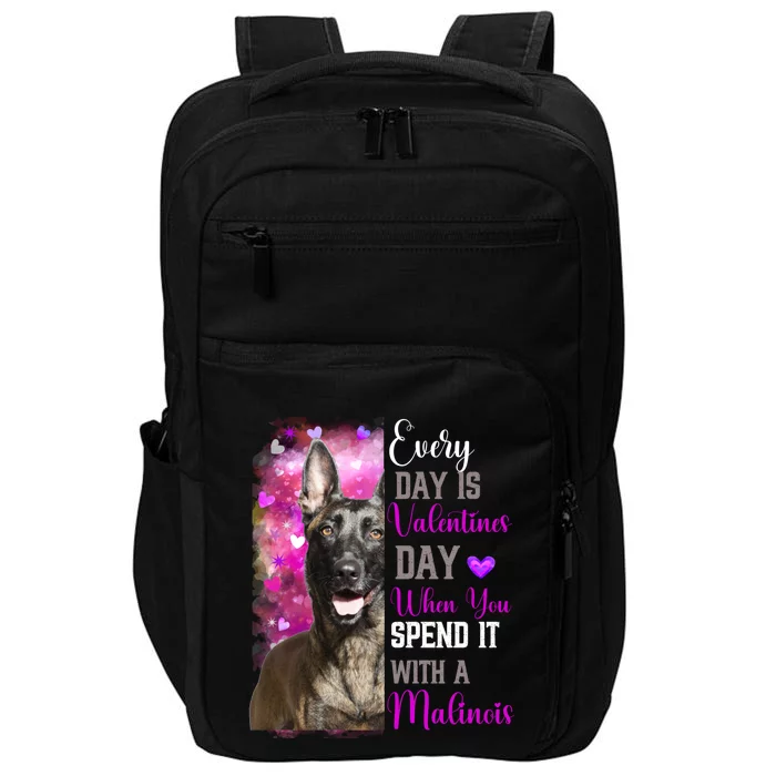 Belgium Malinois Mom Funny Valentines Day Dog Lovers Gift Impact Tech Backpack