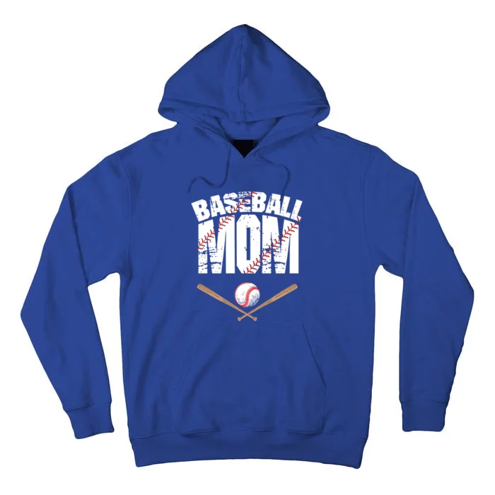 Baseball Mom Mother Day Funny Gift Tall Hoodie