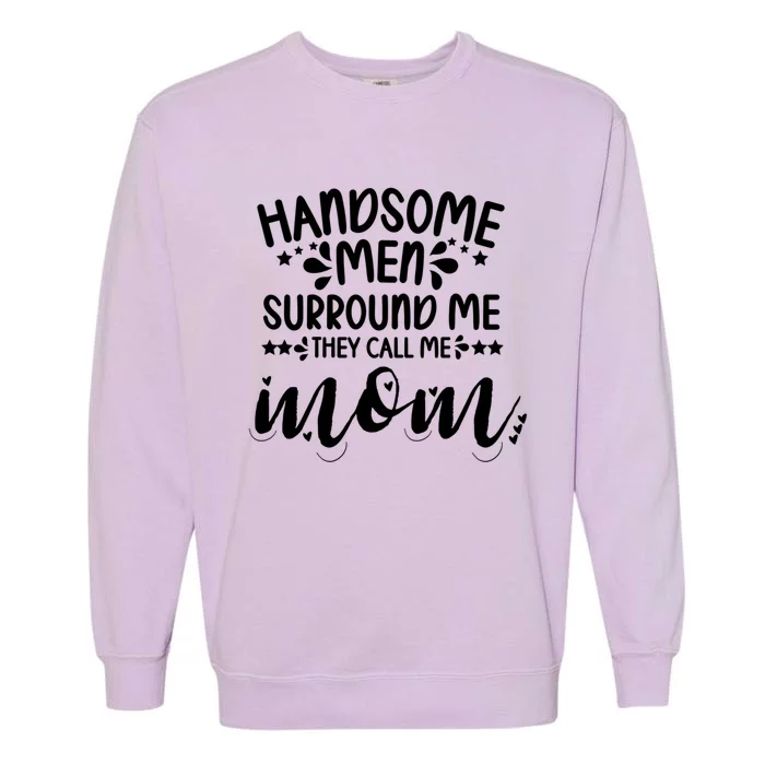 Boy Mother Mom Of Mother's Day Gift Garment-Dyed Sweatshirt