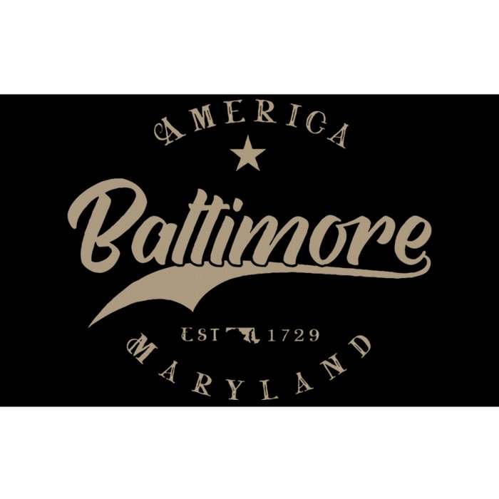 Baltimore Md Maryland Bumper Sticker