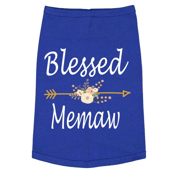 Blessed Memaw Meaningful Gift Mothers Day Funny Gift Doggie Tank