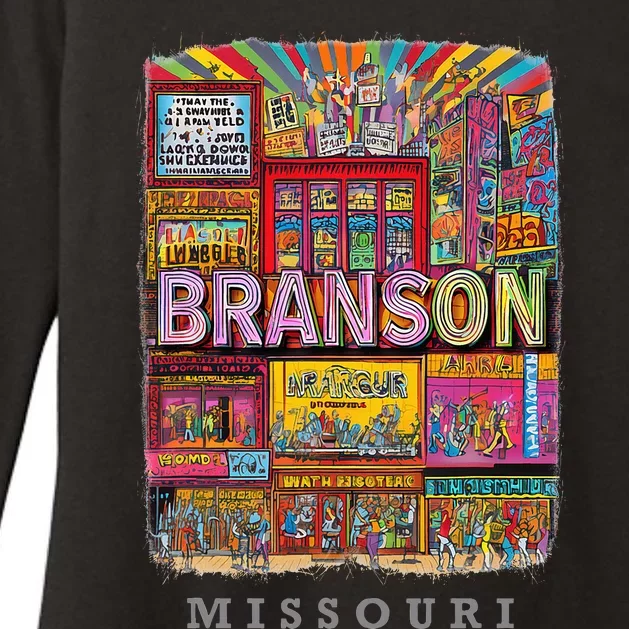 Branson Missouri Mo Entertaint Extravaganza Womens CVC Long Sleeve Shirt