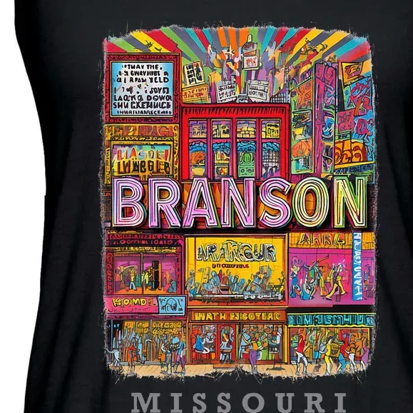 Branson Missouri Mo Entertaint Extravaganza Ladies Essential Flowy Tank