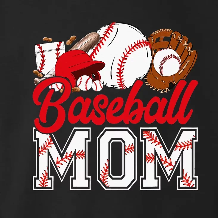 Baseball Mom Mama Baseball Life Softball Life Toddler Hoodie