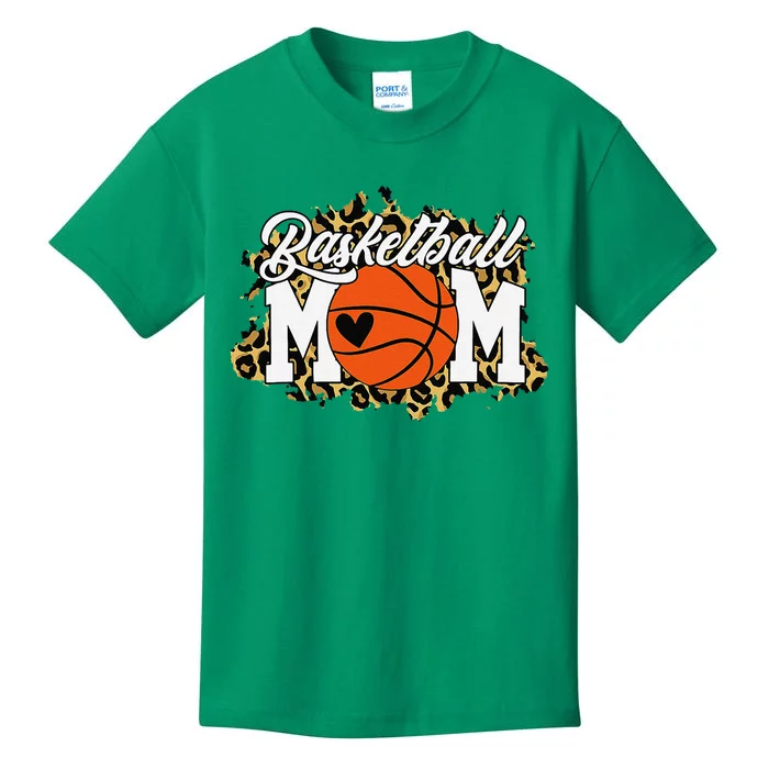 Basketball Mom Mom Game Day Outfit Mothers Day Gift Kids T-Shirt