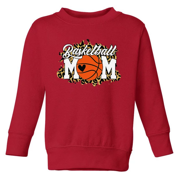 Basketball Mom Mom Game Day Outfit Mothers Day Gift Toddler Sweatshirt