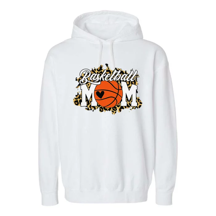 Basketball Mom Mom Game Day Outfit Mothers Day Gift Garment-Dyed Fleece Hoodie