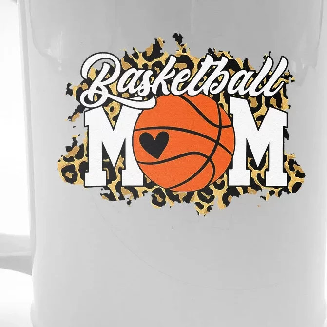 Basketball Mom Mom Game Day Outfit Mothers Day Gift Front & Back Beer Stein