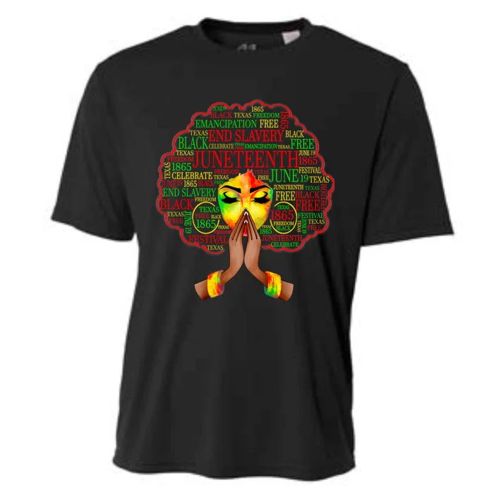 Black Magic Melanin Juneteenth Power Freedom Cool Gift Cooling Performance Crew T-Shirt