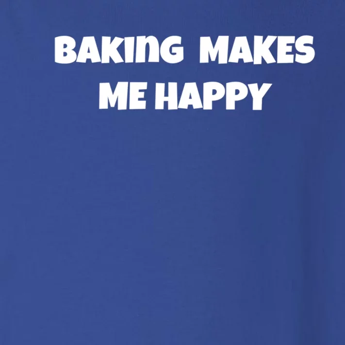 Baking Make Me Happy Design Activity Hobby Cute Gift Toddler Long Sleeve Shirt