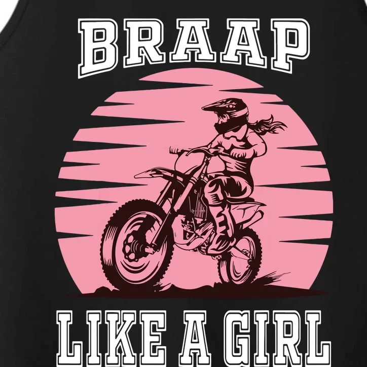 Braap Motorcycle Motocross Shirts Dirt Bike Performance Tank