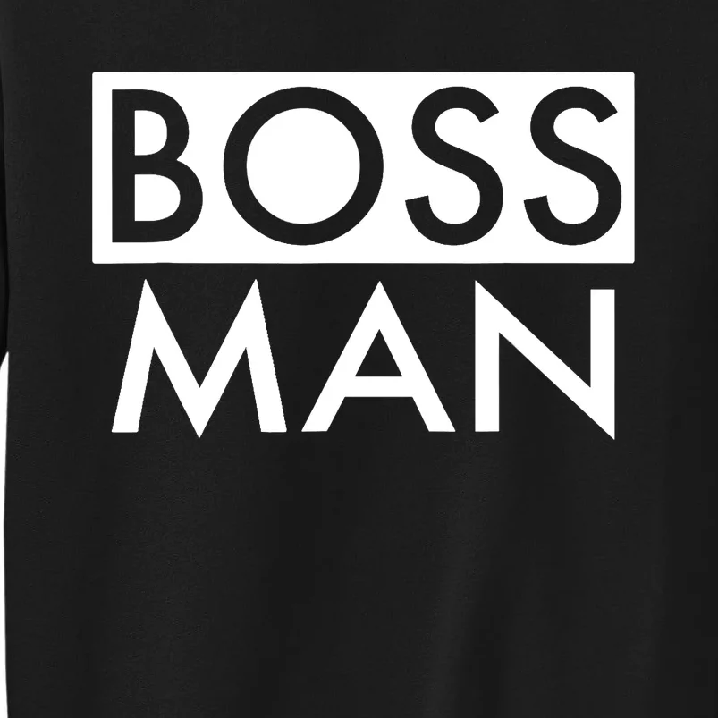 Boss Man Matching Family Couple Portrait Husband Dad Sweatshirt