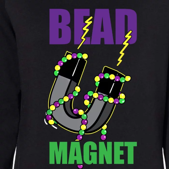 Bead Magnet Mardi Gras Masquerade Carnival Festival Gift Womens California Wash Sweatshirt