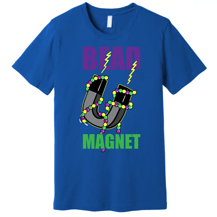 Bead Magnet Mardi Gras Masquerade Carnival Festival Gift Premium T-Shirt