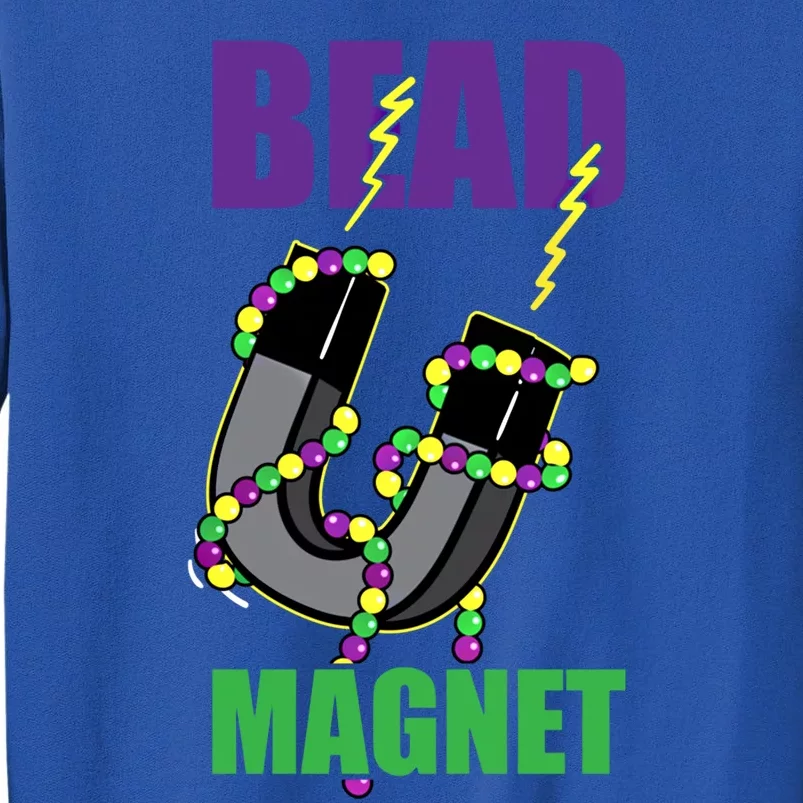 Bead Magnet Mardi Gras Masquerade Carnival Festival Gift Tall Sweatshirt