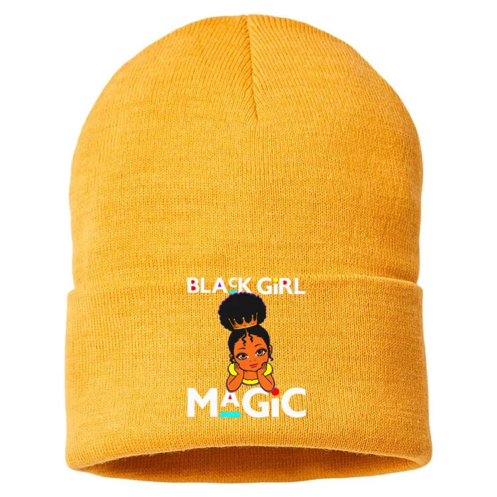 Black Magic Melanin Poppin Sustainable Knit Beanie