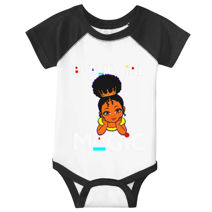 Black Magic Melanin Poppin Infant Baby Jersey Bodysuit