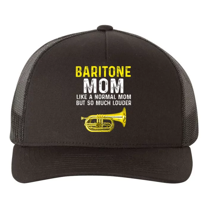 Baritone Mom Marching Band Yupoong Adult 5-Panel Trucker Hat