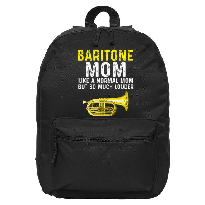 Baritone Mom Marching Band 16 in Basic Backpack