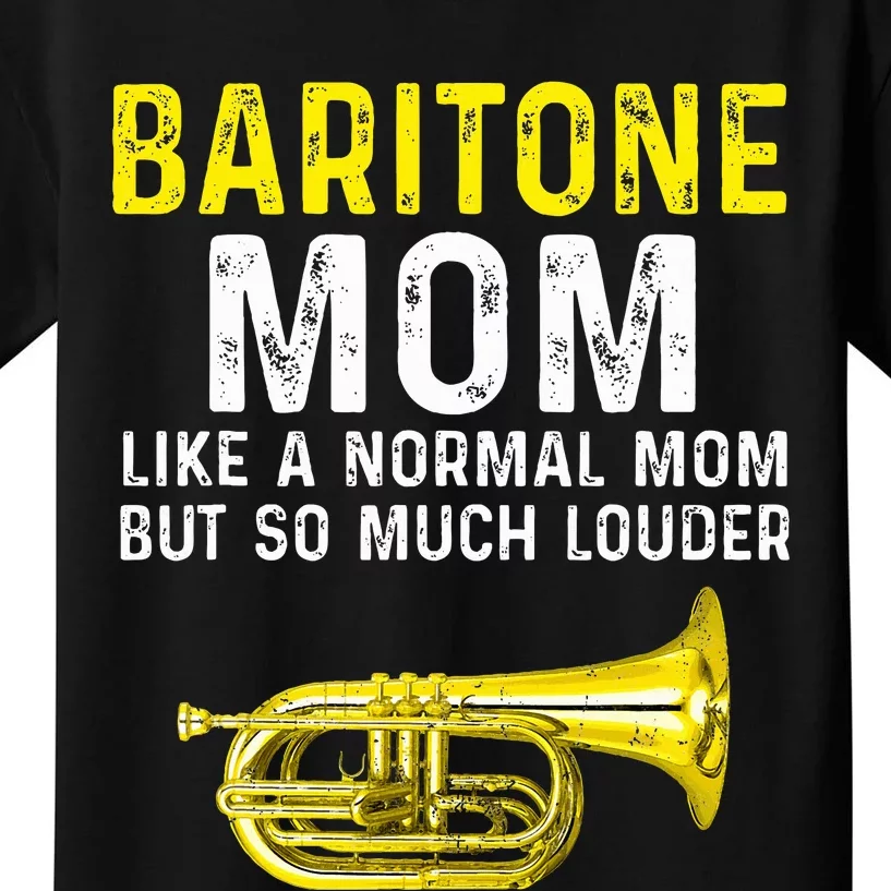 Baritone Mom Marching Band Kids T-Shirt