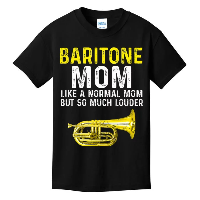 Baritone Mom Marching Band Kids T-Shirt