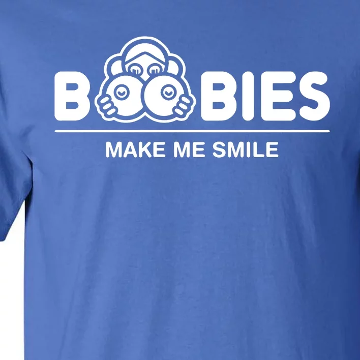 Boobies Make Me Smile Tall T-Shirt