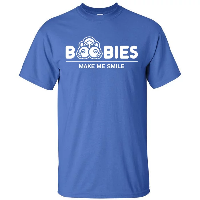 Boobies Make Me Smile Tall T-Shirt