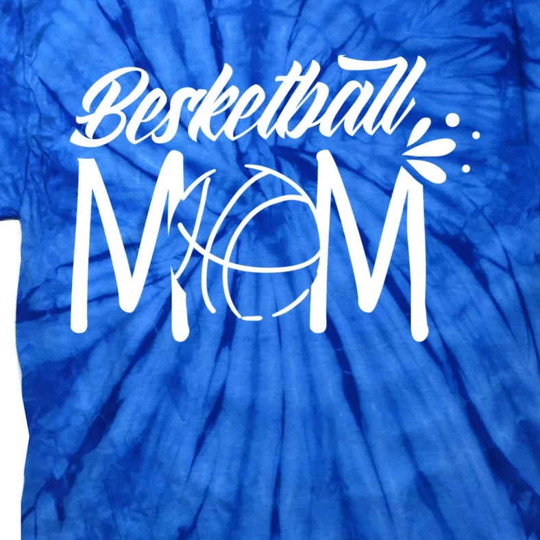 Basketball Mom Match Coach Team Player Mother Mommy Mama Funny Gift Tie-Dye T-Shirt