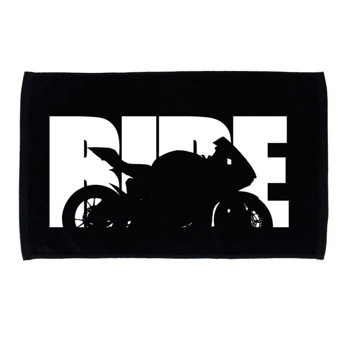 Bike Motorcyclist Motorcycle Rider Biker Microfiber Hand Towel