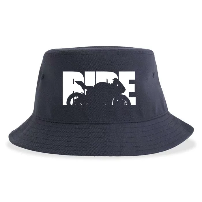 Bike Motorcyclist Motorcycle Rider Biker Sustainable Bucket Hat