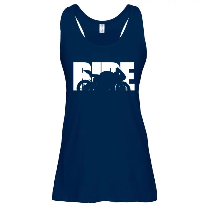 Bike Motorcyclist Motorcycle Rider Biker Ladies Essential Flowy Tank