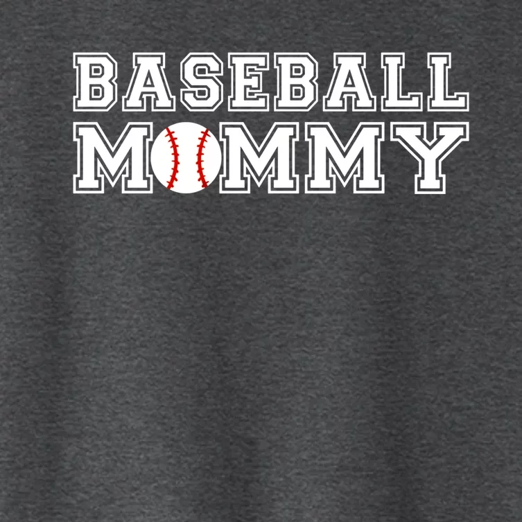 Baseball Mommy Meaningful Gift Baseball Gift For Mother Baseball Tee Meaningful Women's Crop Top Tee