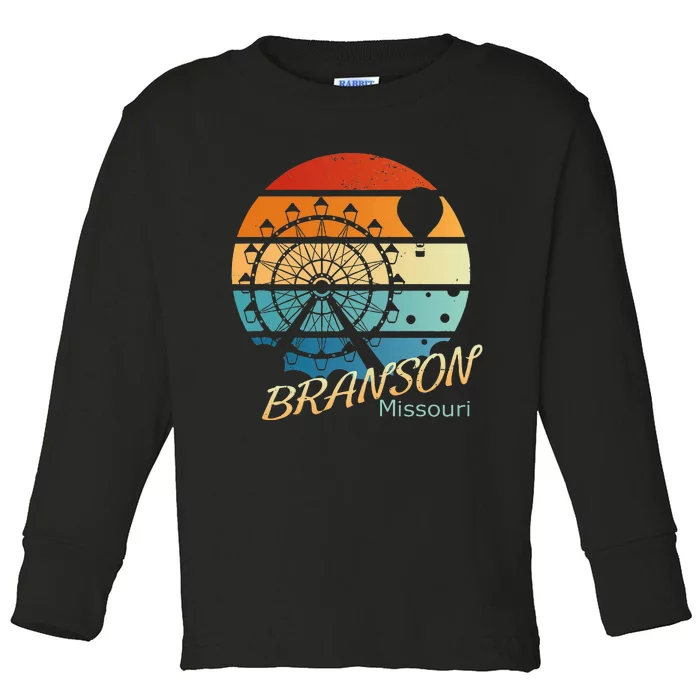 Branson Missouri Mo Vacation Souvenir Toddler Long Sleeve Shirt