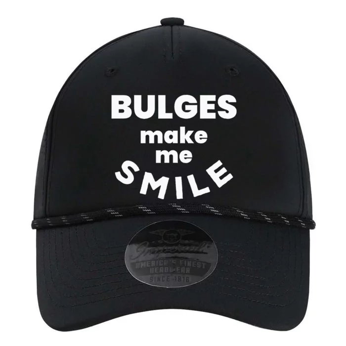 Bulges Make Me Smile Funny Naughty Rude Adult Humor Performance The Dyno Cap