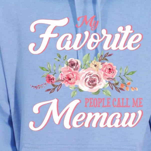 Best Memaw My Favorite People Call Me Memaw Cute Gift Unisex Surf Hoodie