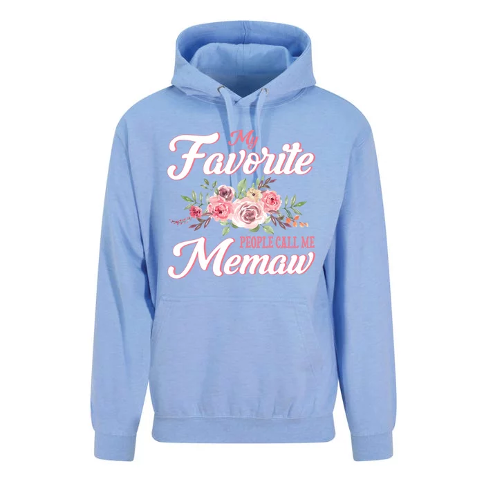 Best Memaw My Favorite People Call Me Memaw Cute Gift Unisex Surf Hoodie