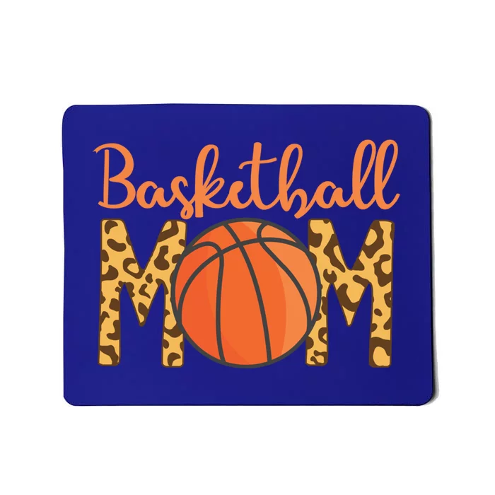 Basketball Mom Mother's Day Leopard Print Basketball Mom Gift Mousepad