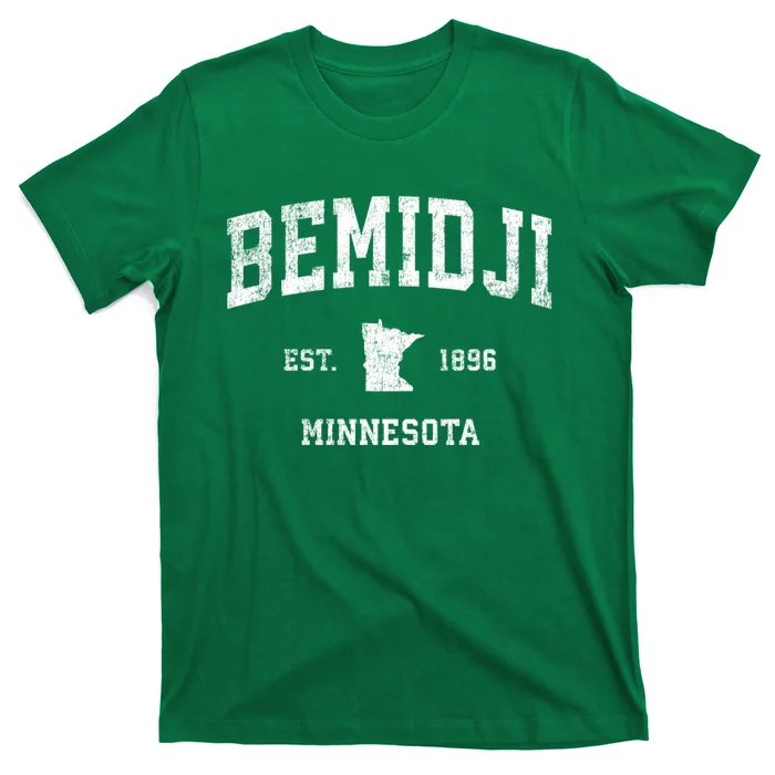 Bemidji Minnesota Mn Vintage Sports T-Shirt