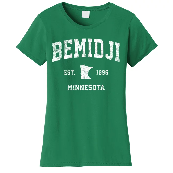 Bemidji Minnesota Mn Vintage Sports Women's T-Shirt