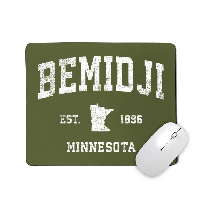 Bemidji Minnesota Mn Vintage Sports Mousepad