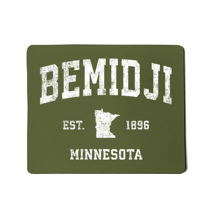 Bemidji Minnesota Mn Vintage Sports Mousepad