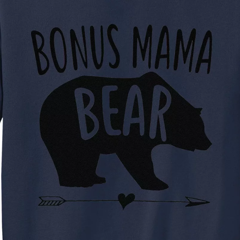 Bonus Mama Mom Bear Stepmom Mother's Day Gift Sweatshirt