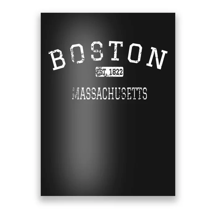 Boston Massachusetts Ma Vintage Poster