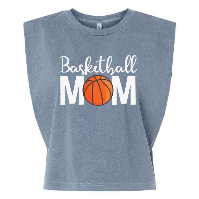 Basketball Mom Mothers Day Basketball Mom Garment-Dyed Women's Muscle Tee