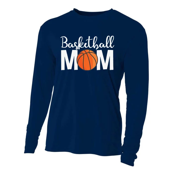 Basketball Mom Mothers Day Basketball Mom Cooling Performance Long Sleeve Crew